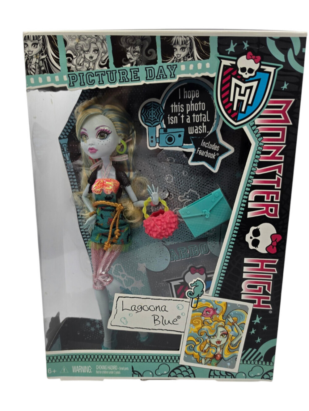 Monster High - Lagoona Blue Doll - Daughter of The Sea Monster - Picture Day